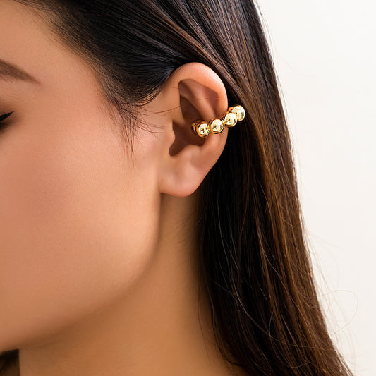 Bolitas Ear Cuff - Balls - Gold or Silver - 1 Piece