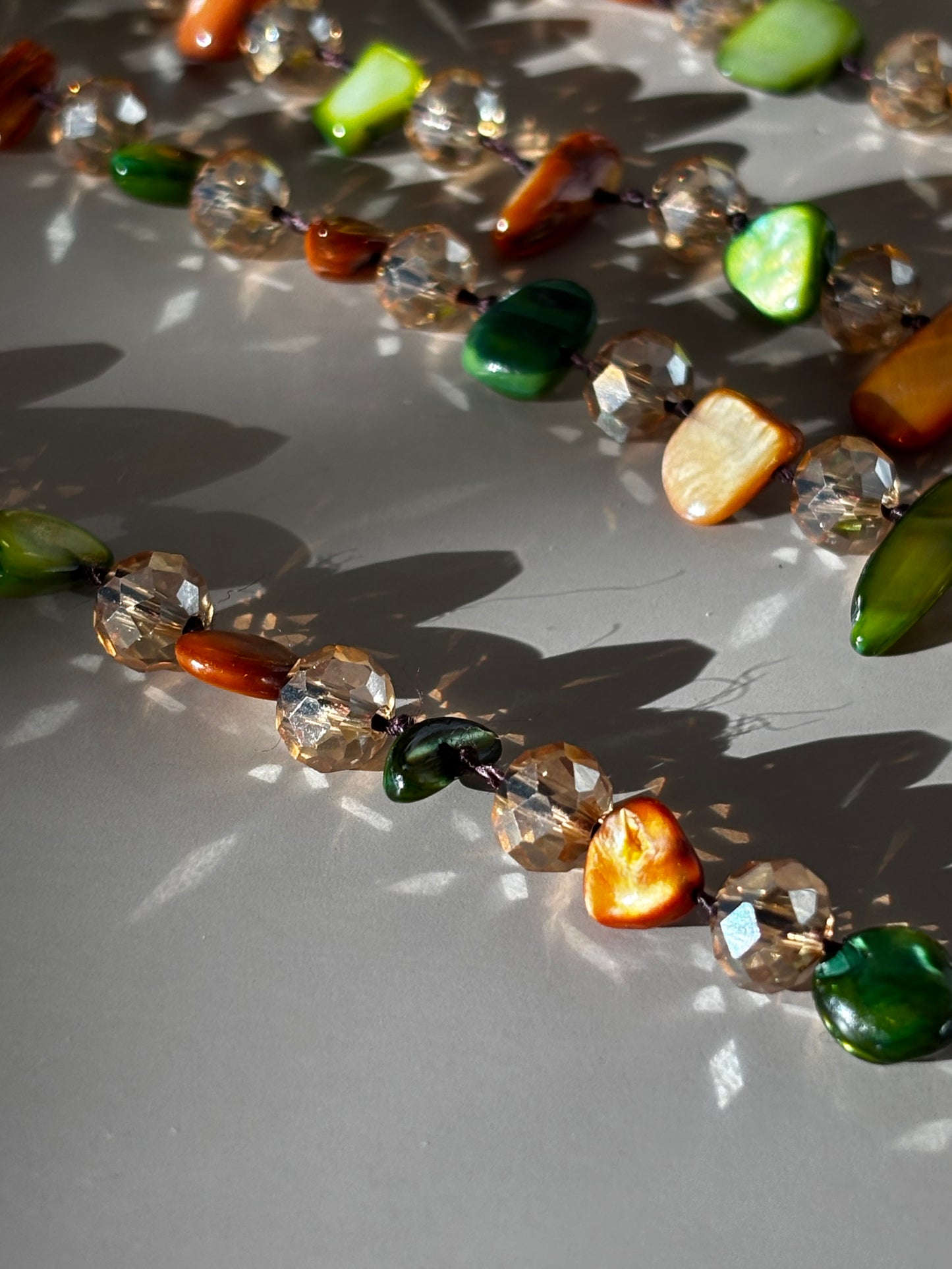 Boho Earth Necklace - Stone - Long Necklace