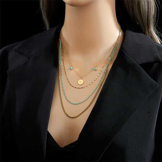 Turquoise Layered Necklace