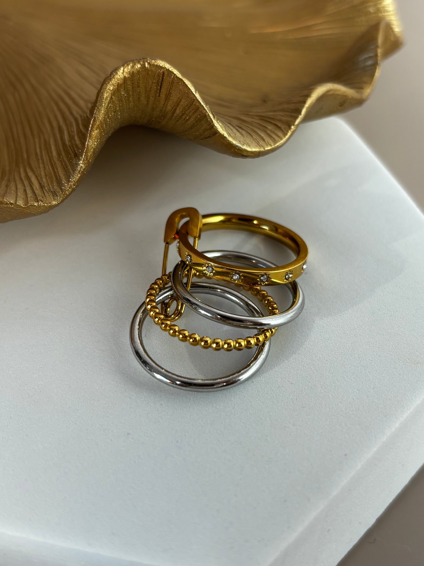 Atelier Ring - Multi Color - Gold & Silver - Pin