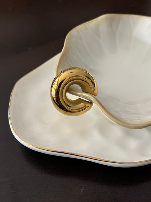 Bold Edge Ear Cuffs - Bulky and Solid - Gold or Silver - 1 piece