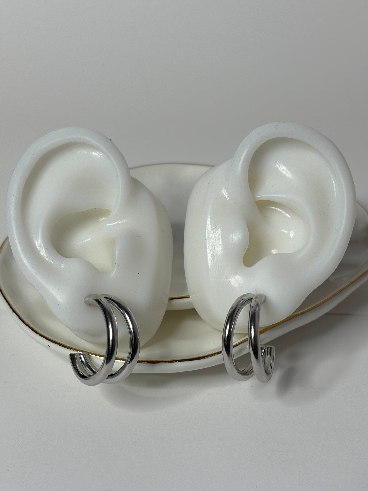 Everyday Earrings - Stainless Steel - Hopp Style - Silver