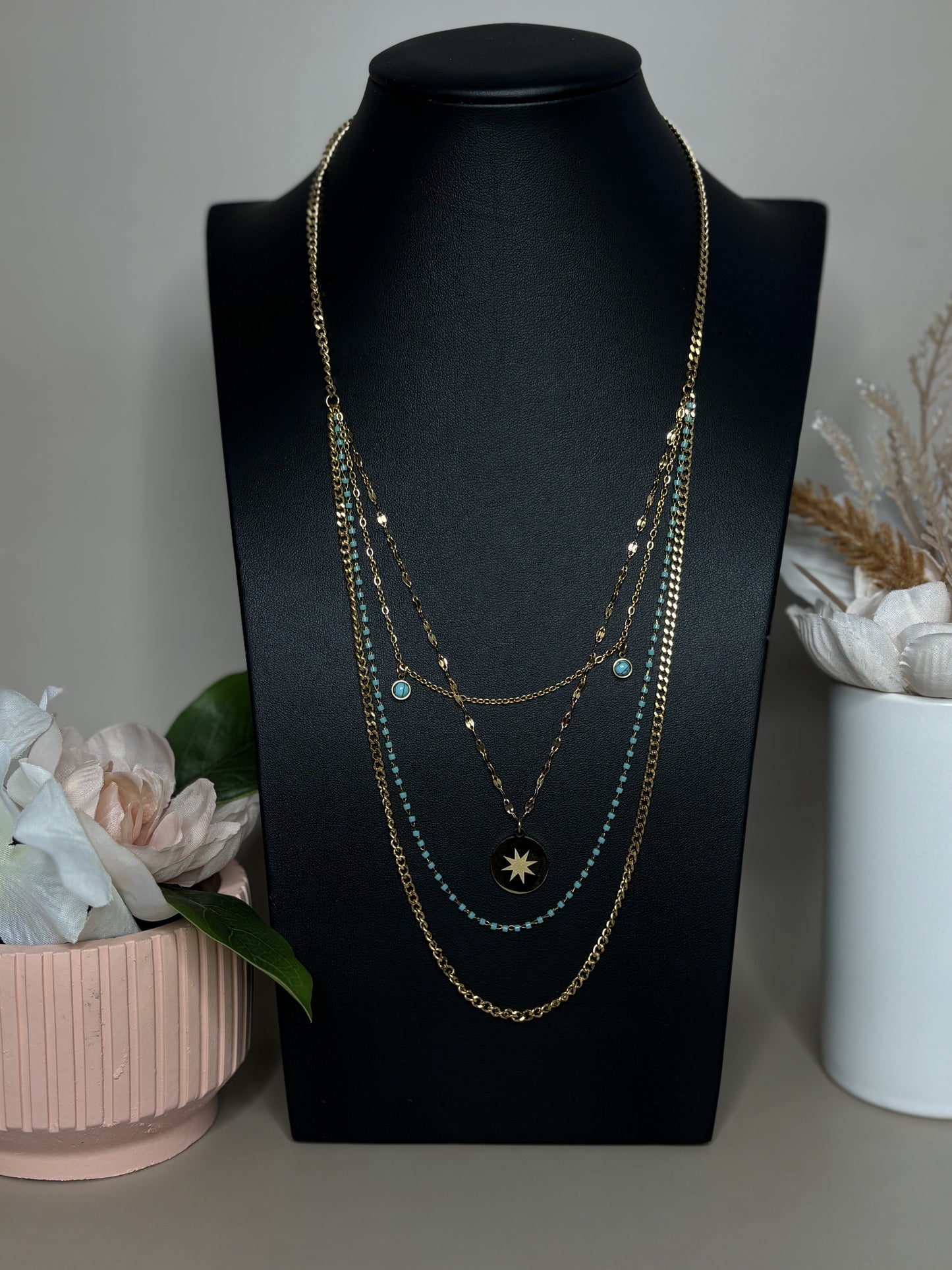 Turquoise Layered Necklace