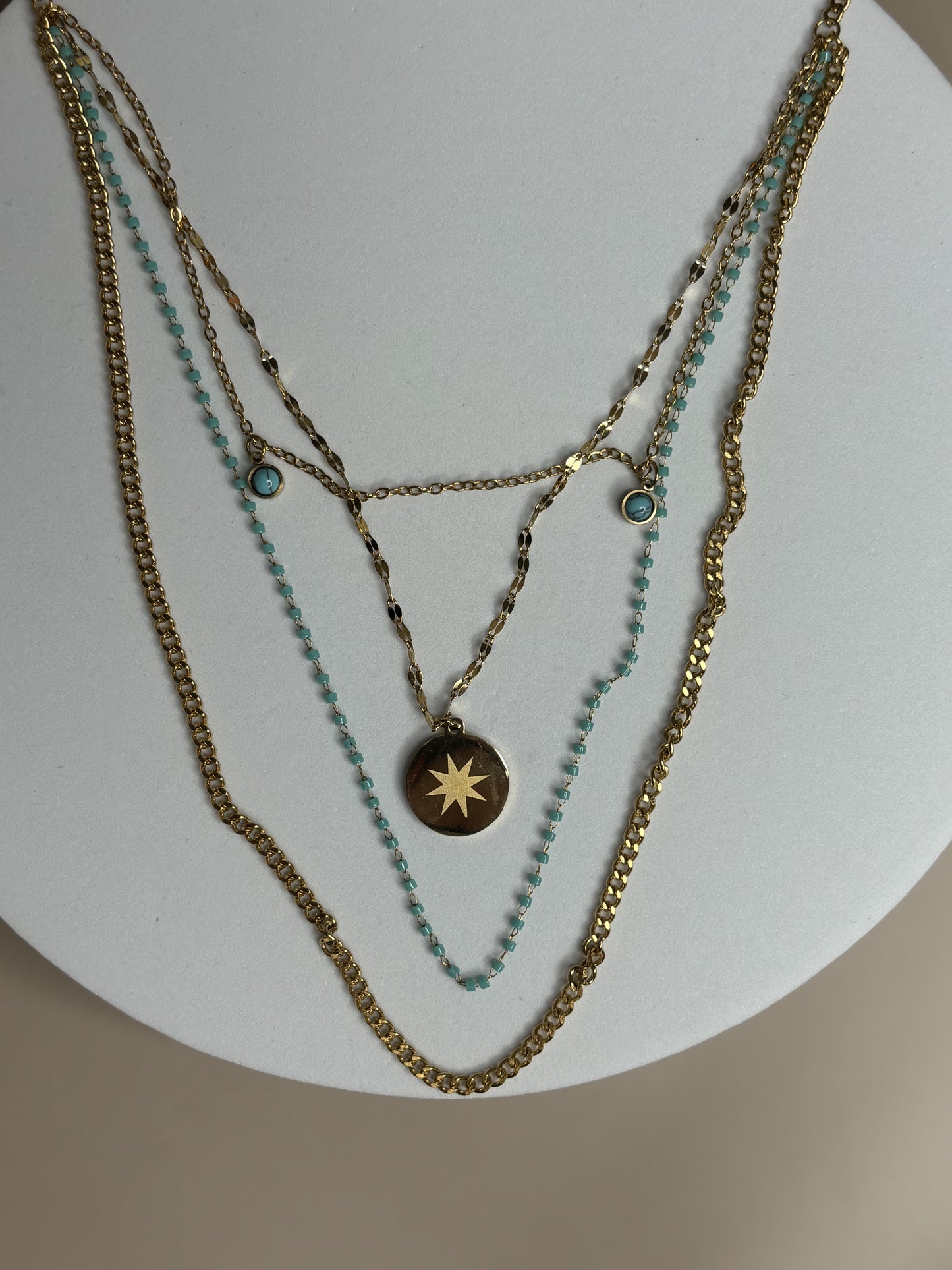 Turquoise Layered Necklace