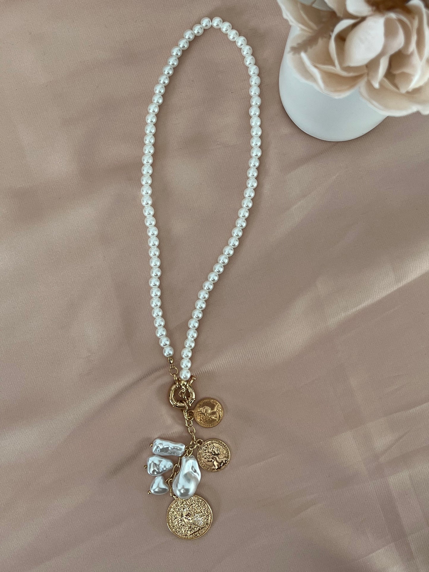Johanna Pearl Necklace