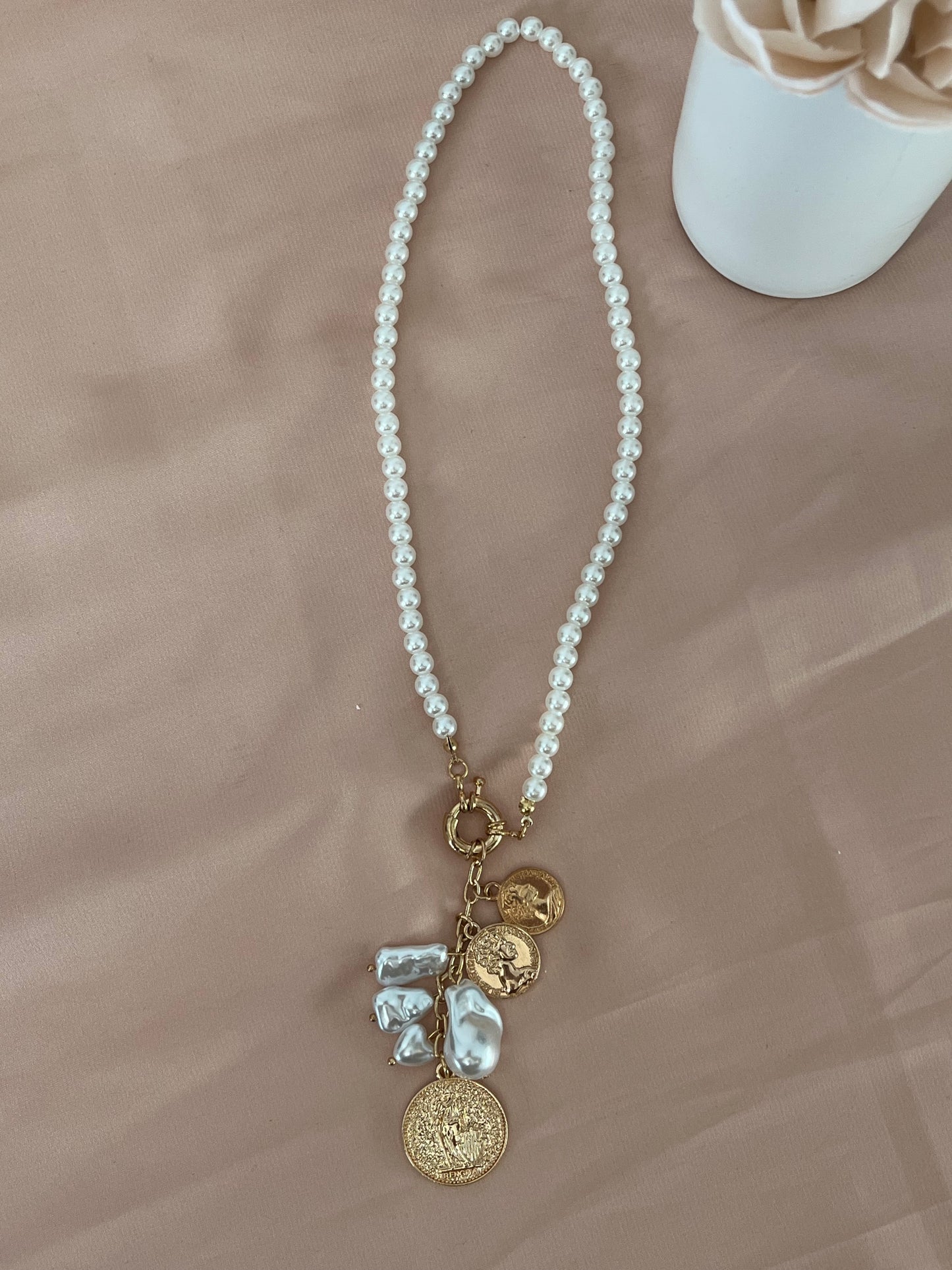 Johanna Pearl Necklace