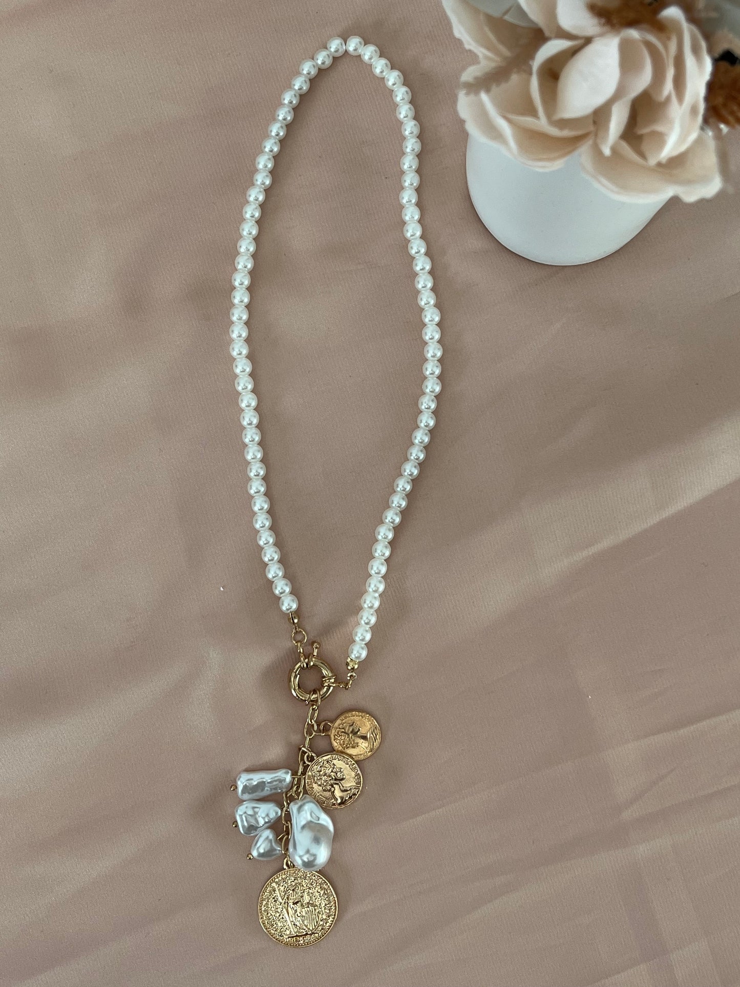 Johanna Pearl Necklace
