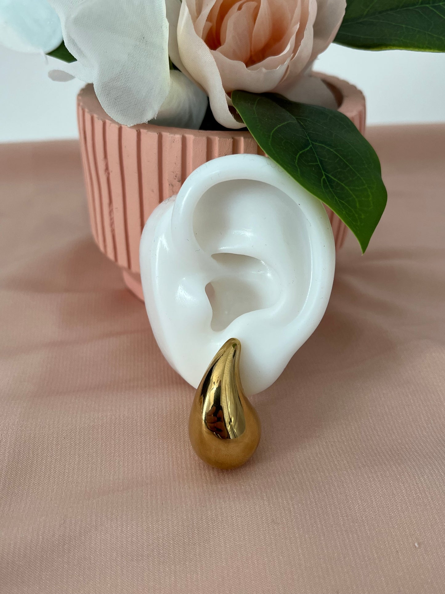Drop Earrings - Stainless Steel & 18K gold plated - Drop Style - Gold and Silver