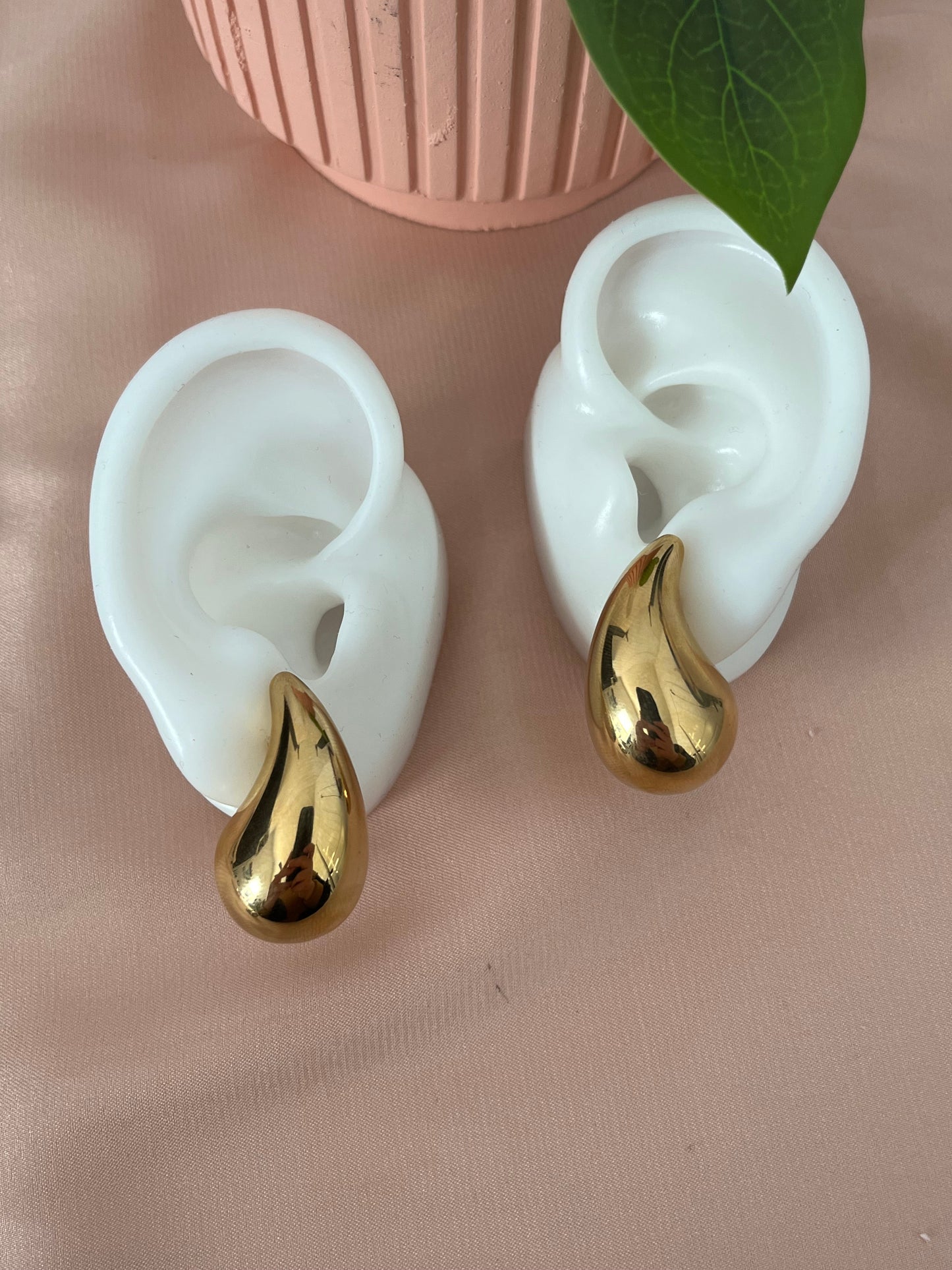 Drop Earrings - Stainless Steel & 18K gold plated - Drop Style - Gold and Silver