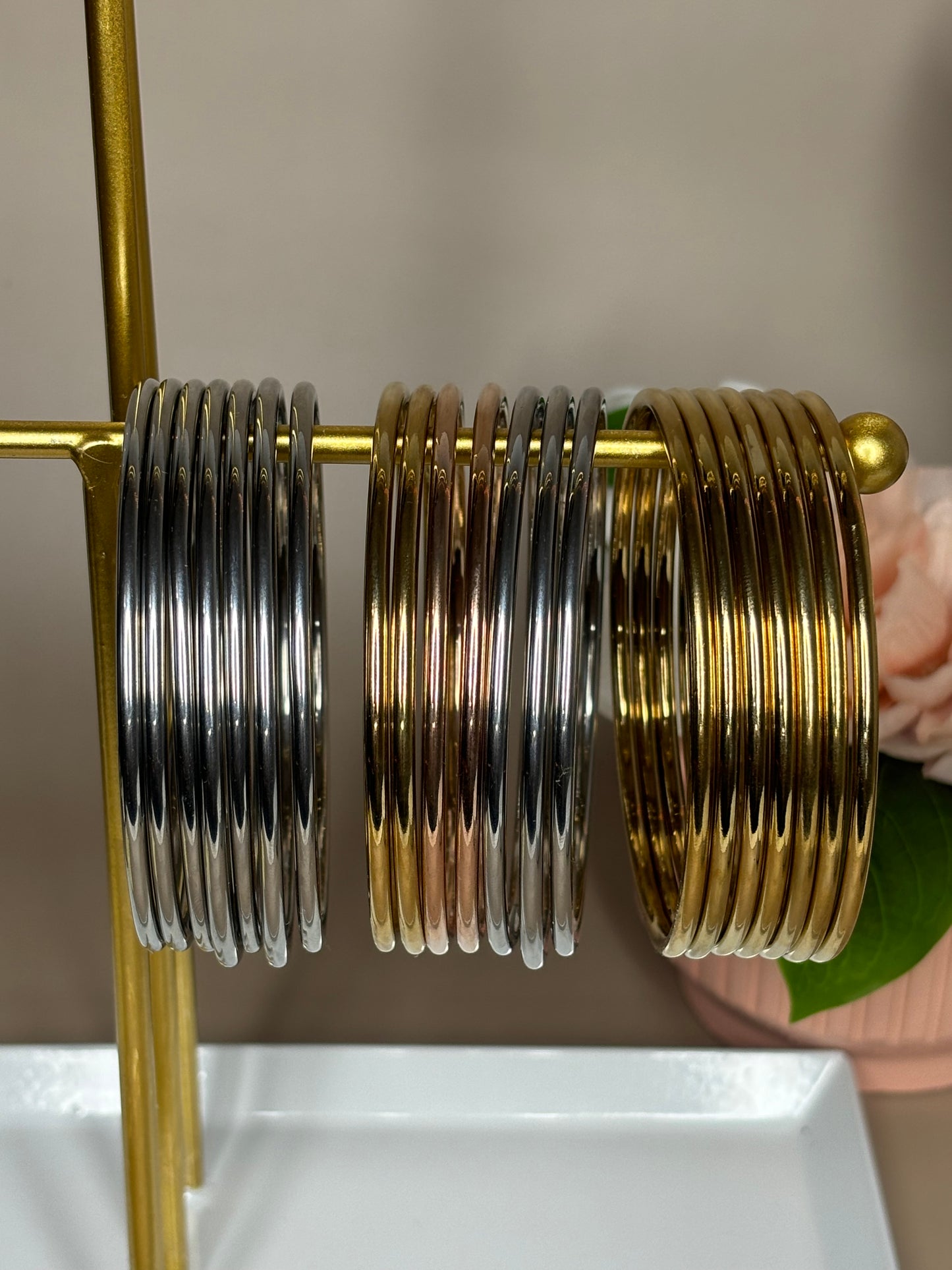 Steel Chic Bangles