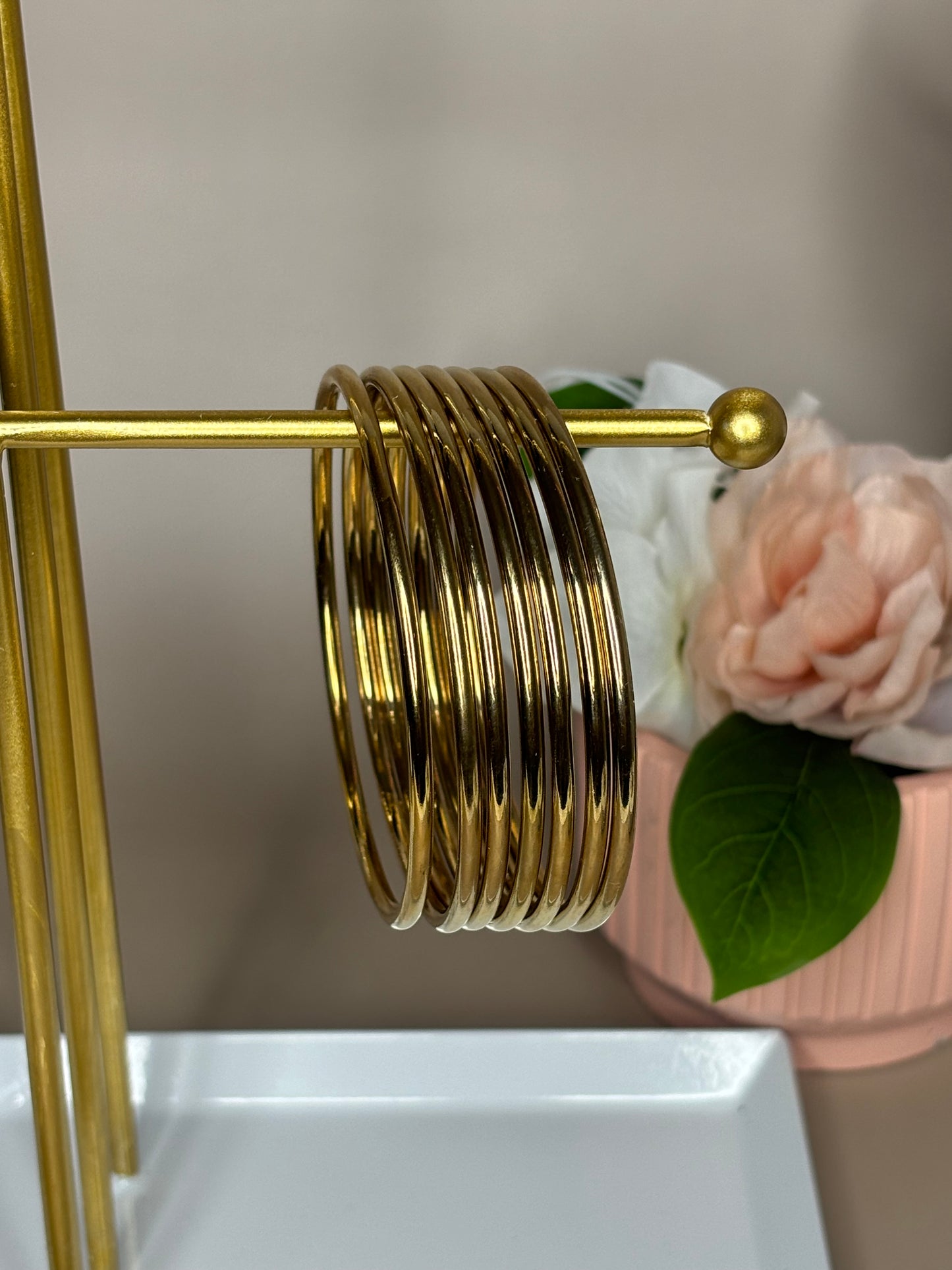 Steel Chic Bangles