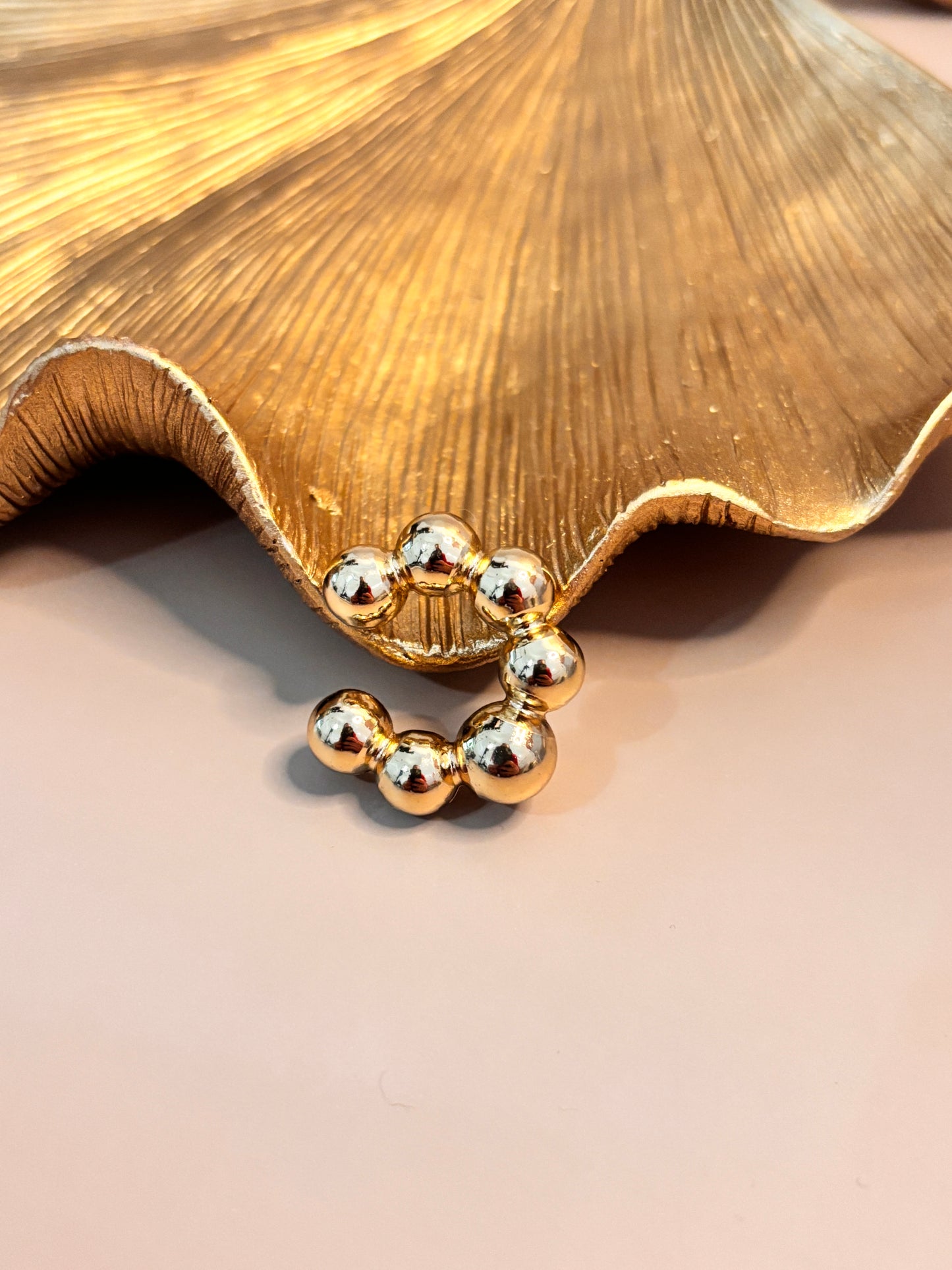 Bolitas Ear Cuff - Balls - Gold or Silver - 1 Piece