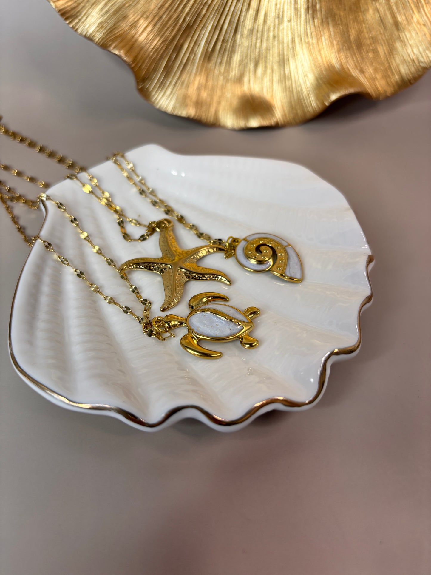Tortuga Necklace - Gold - Stainless Steel