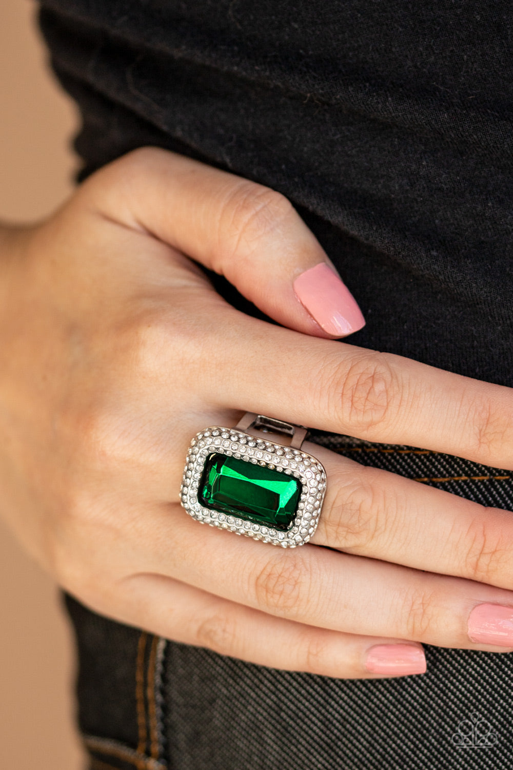 A Grand STATEMENT-MAKER - Green Ring (FJ)