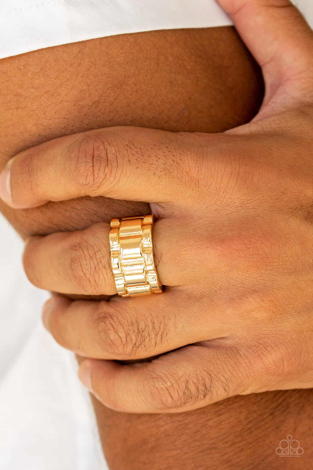 Modern Machinery - Gold Men Ring (FJ)