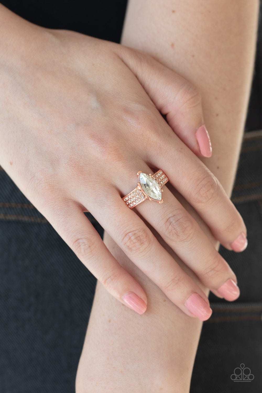 Icy Iridescence - Copper Ring (FJ)