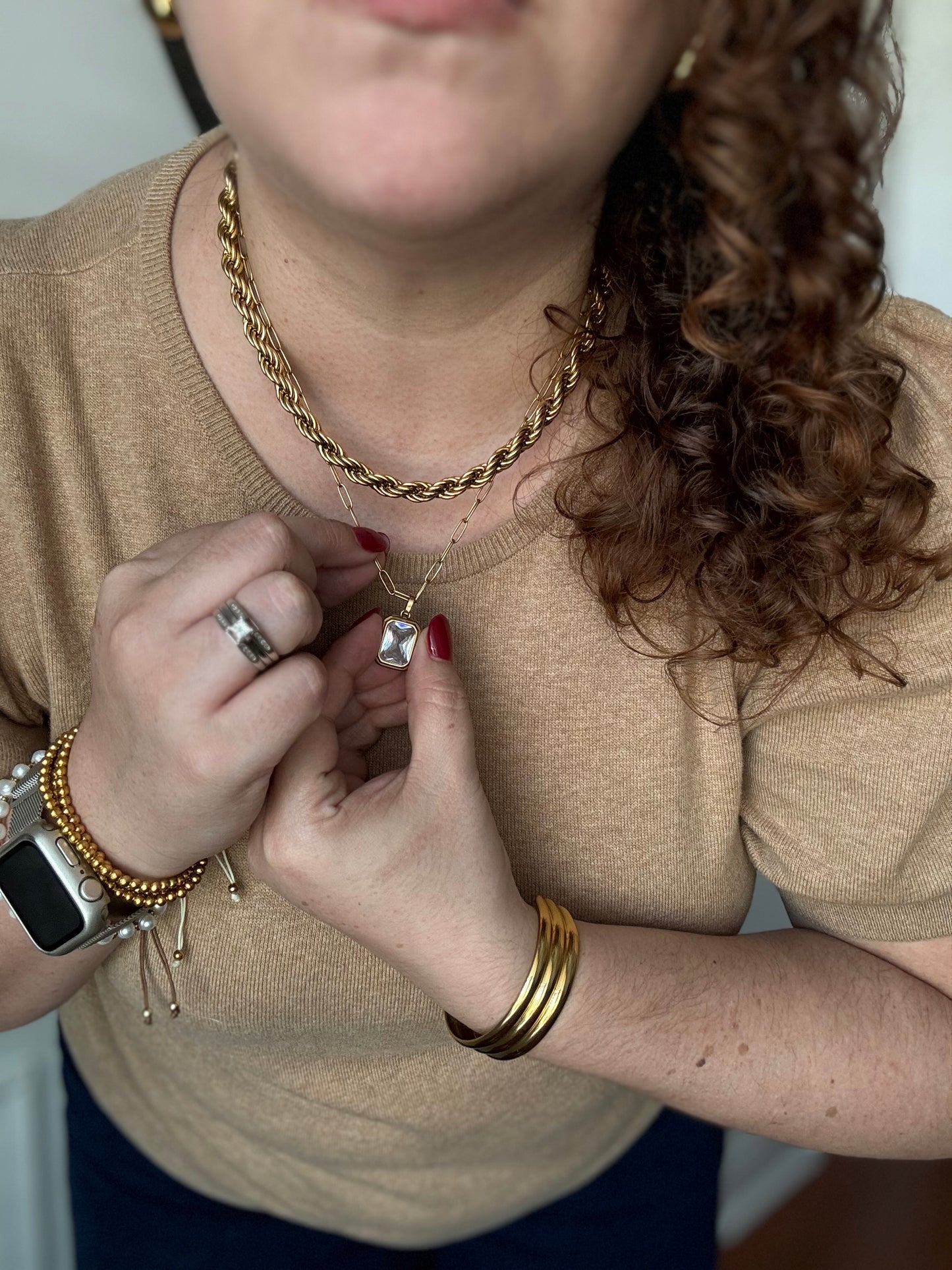 Golden Twist Necklace