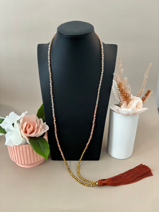 Lotus Silk Necklace