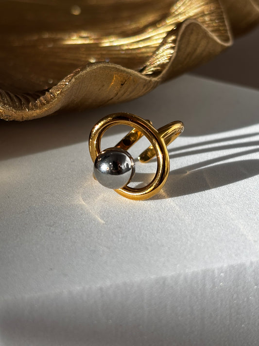 In your Orbit Adjusted Ring - Gold