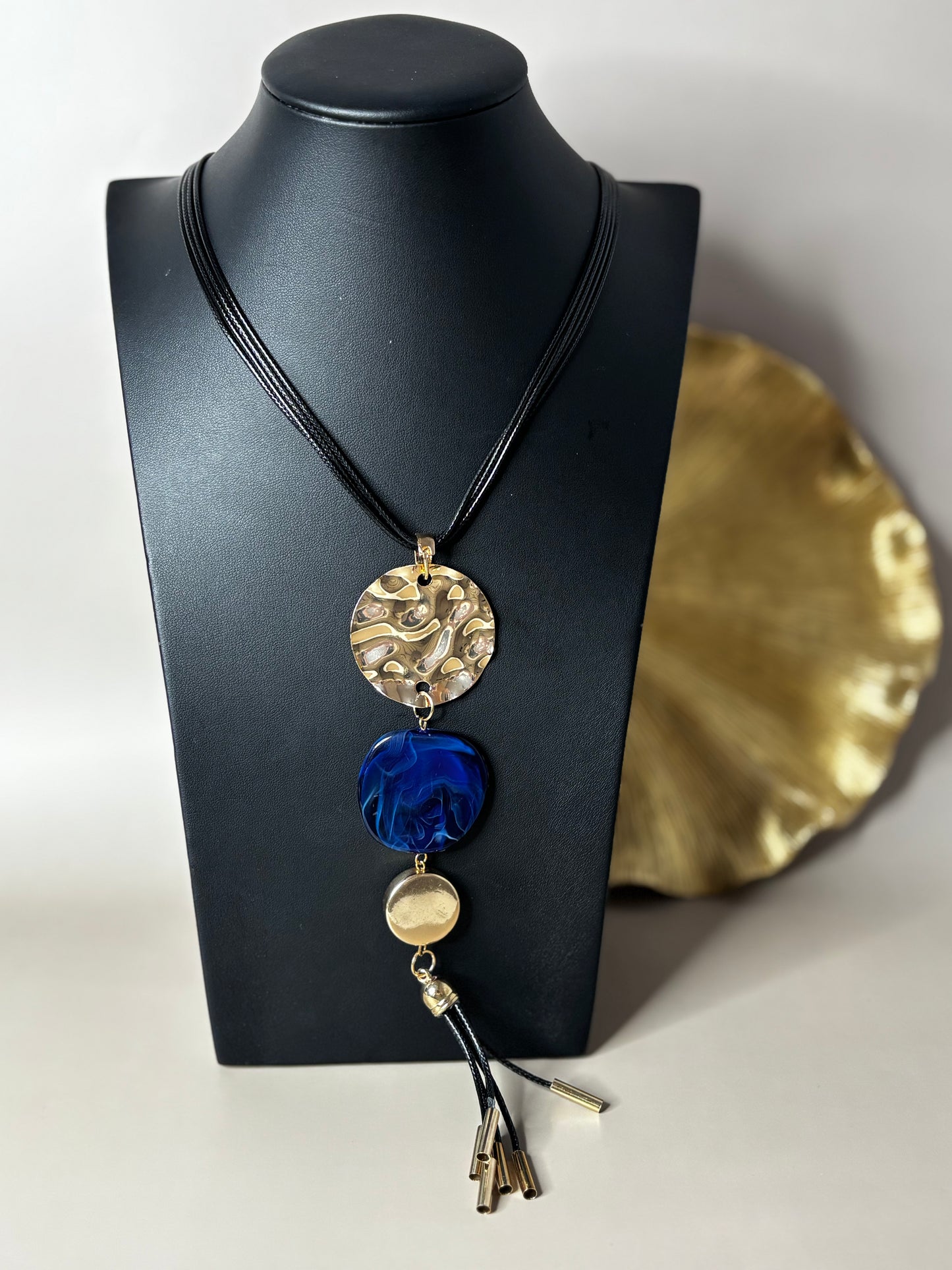 Montana Necklace - Cord Necklace - Black