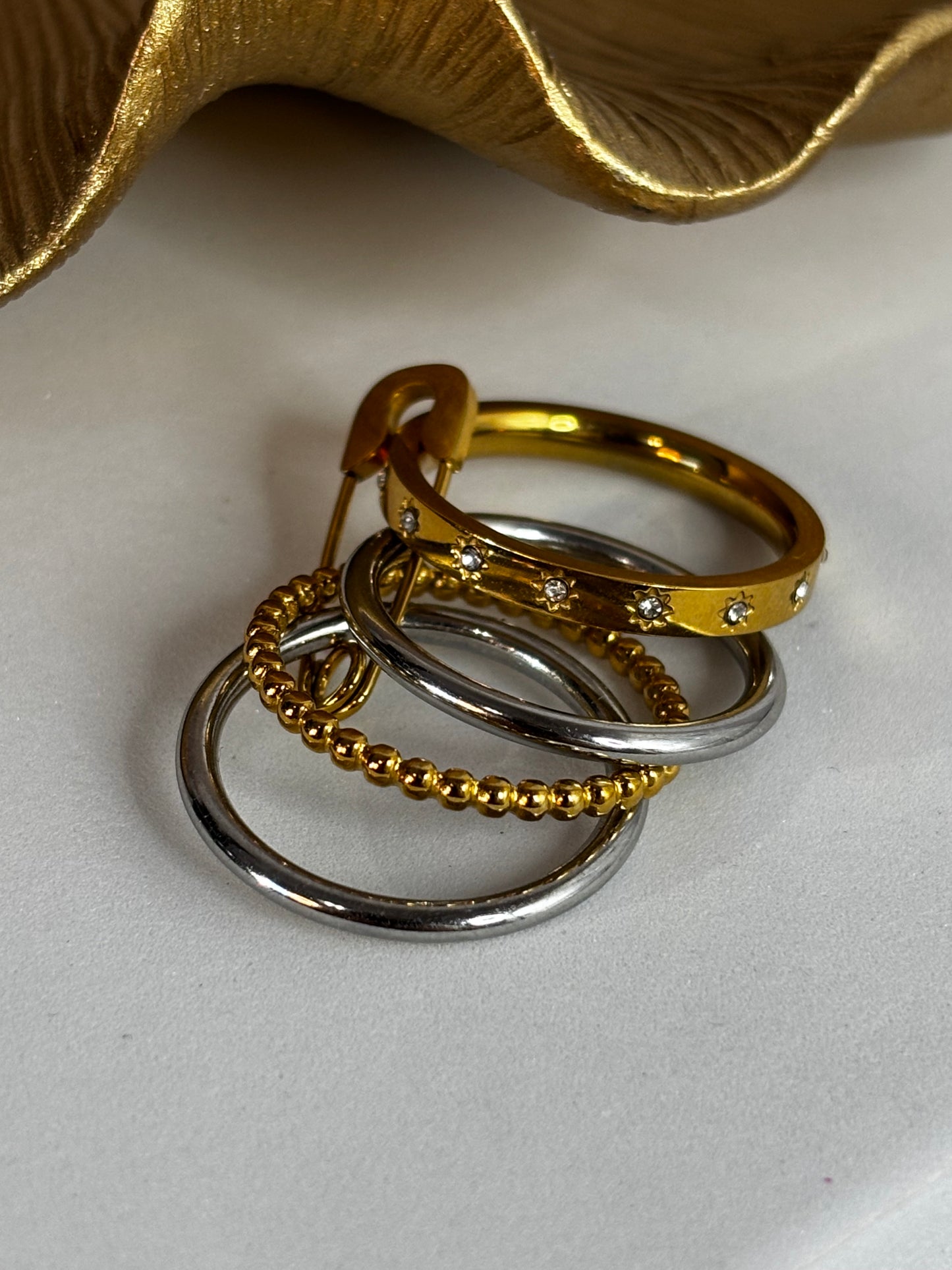 Atelier Ring - Multi Color - Gold & Silver - Pin