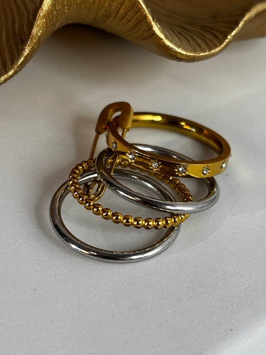 Atelier Ring - Multi Color - Gold & Silver - Pin