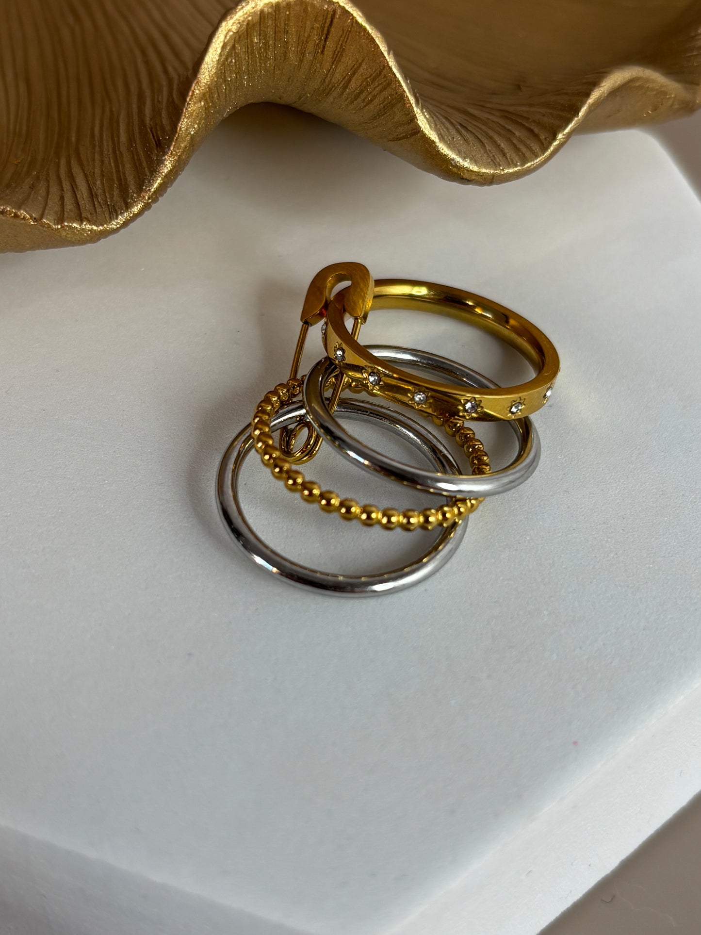 Atelier Ring - Multi Color - Gold & Silver - Pin