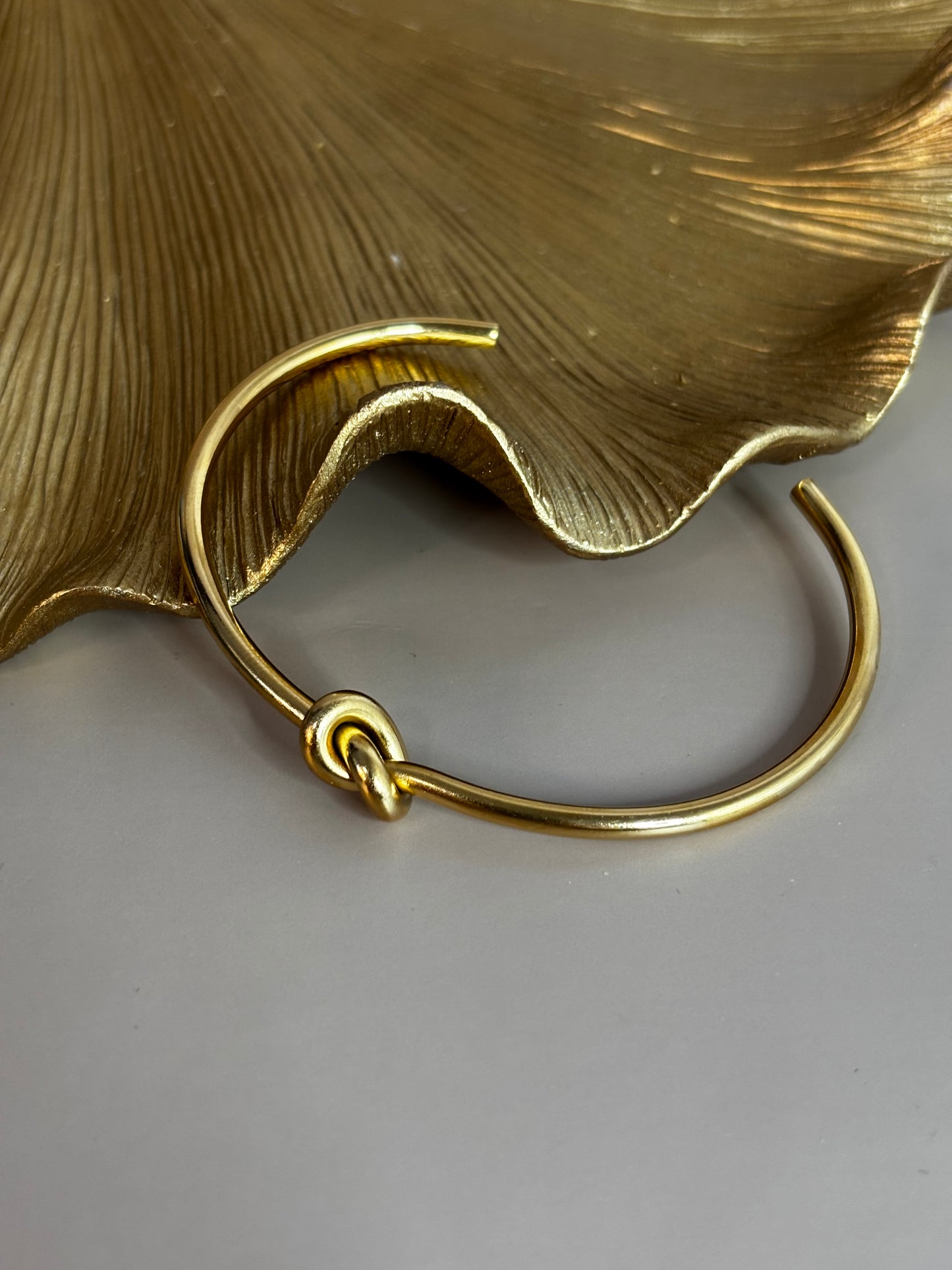 Knotted Bracelet - Adjustable - Titanium Steel - Gold & Silver