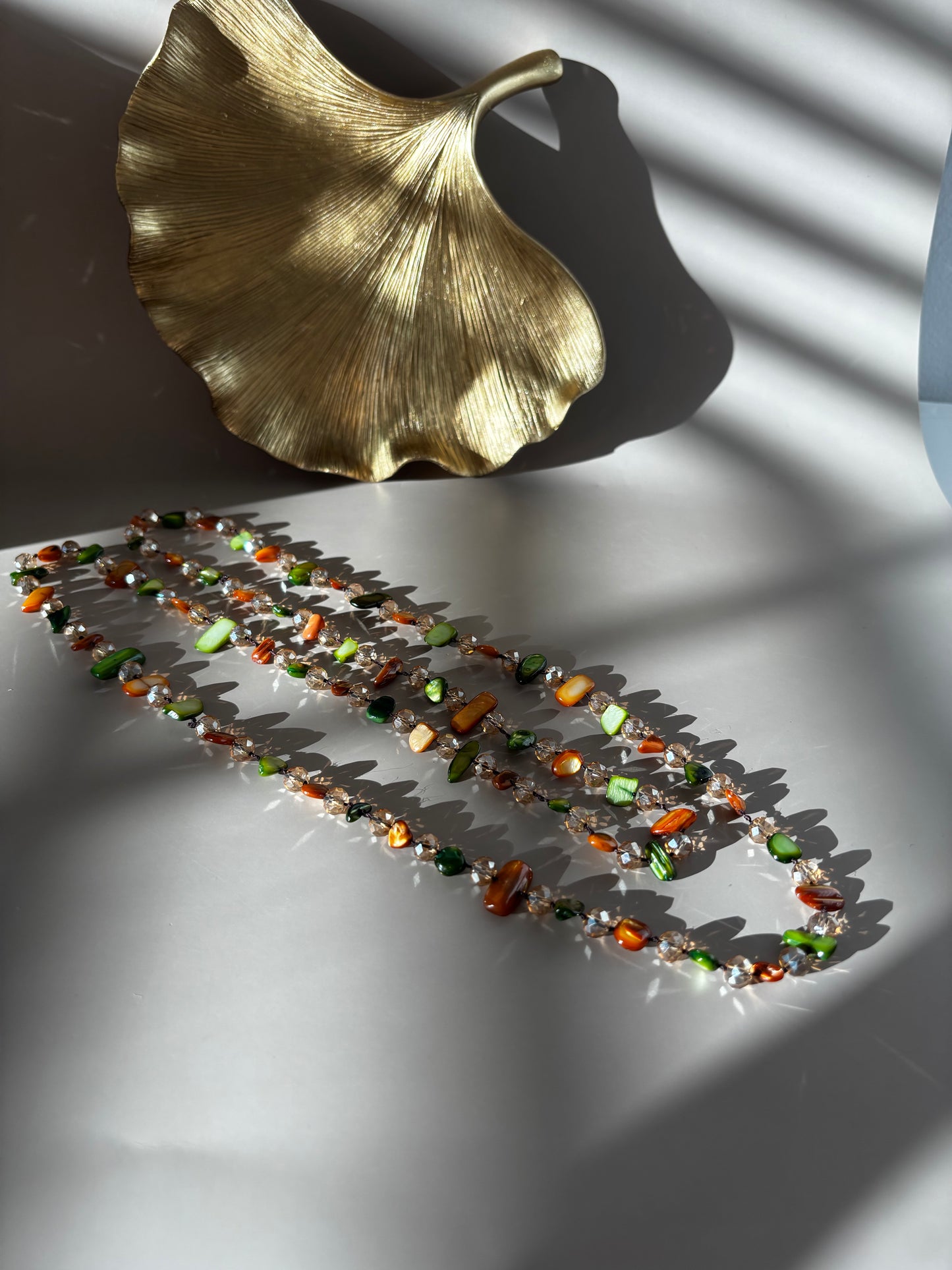 Boho Earth Necklace - Stone - Long Necklace