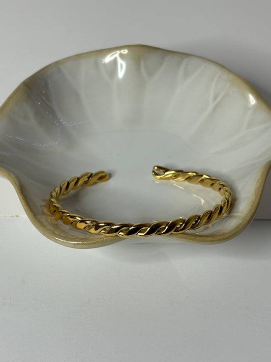 Golden Horizon Cuff Bracelet