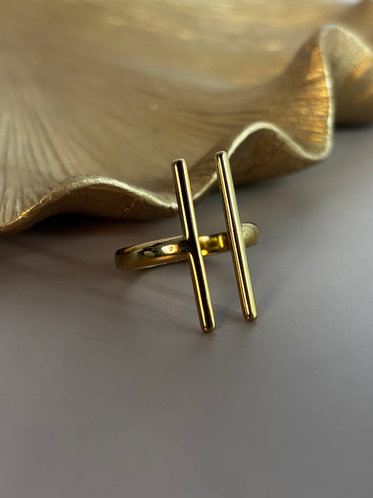 Andromeda Adjusted Ring - Gold