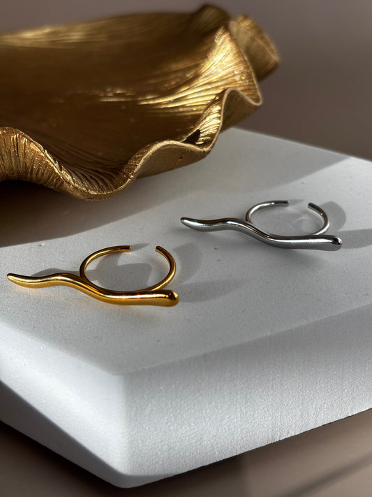 Bellatrix Adjusted Ring - Gold and Silver - Stainless Steel