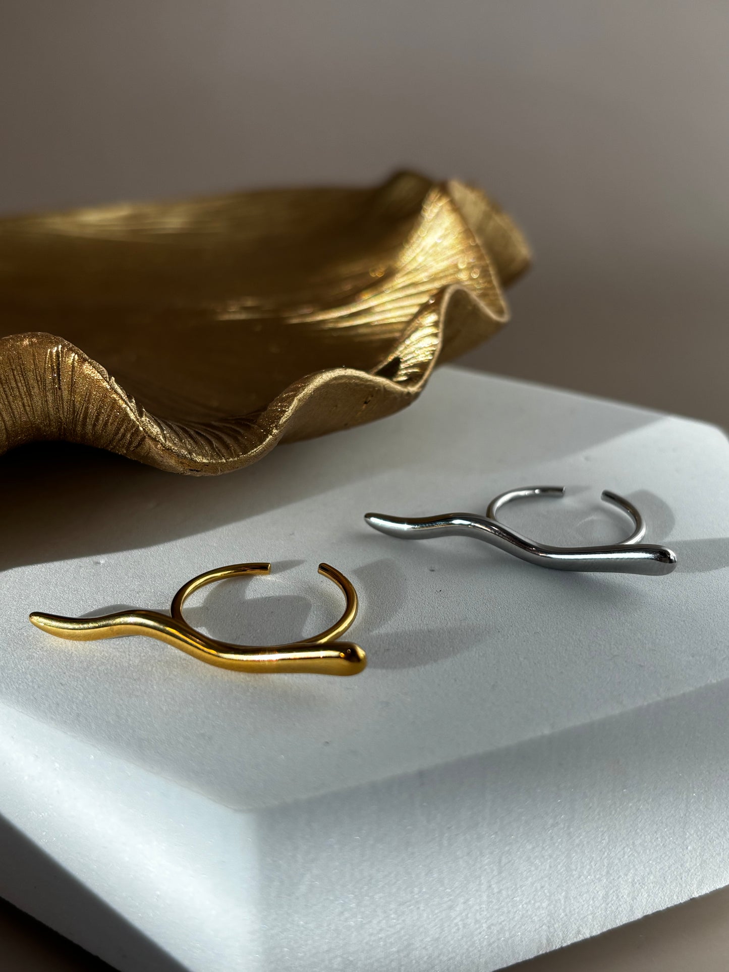 Bellatrix Adjusted Ring - Gold and Silver - Stainless Steel