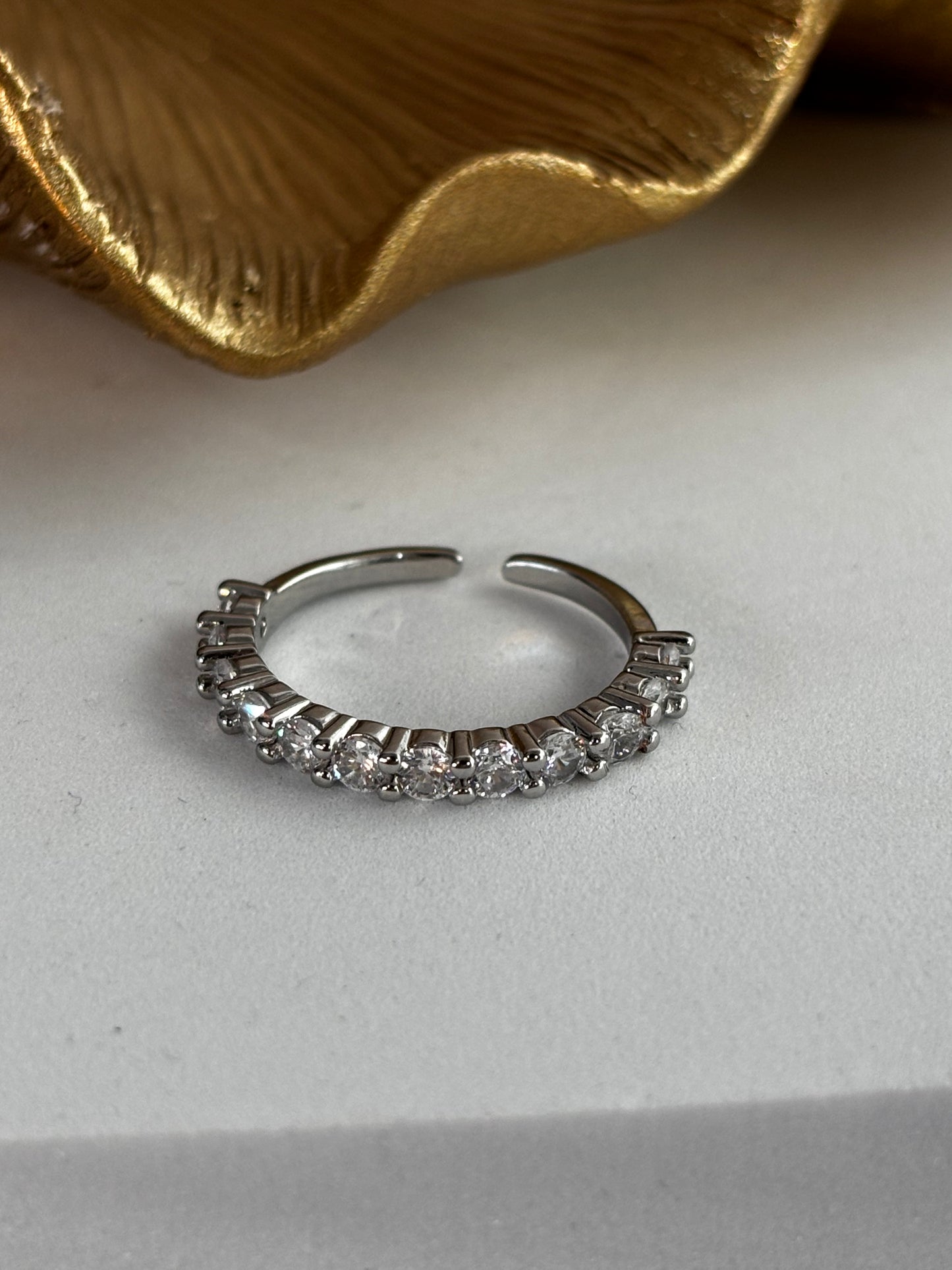 Stellina Ring - Stainless Steel - Gold or Silver - Adjustable