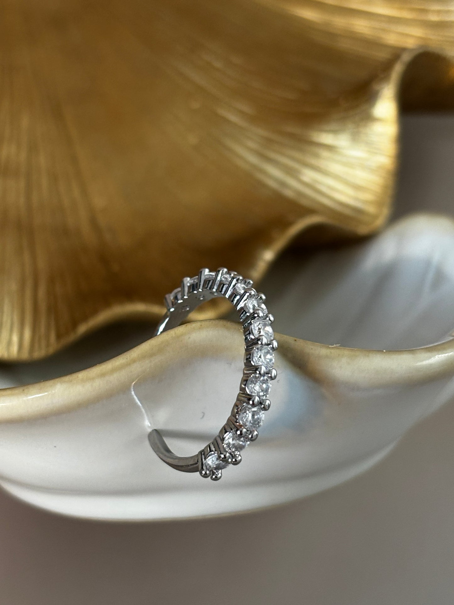 Stellina Ring - Stainless Steel - Gold or Silver - Adjustable