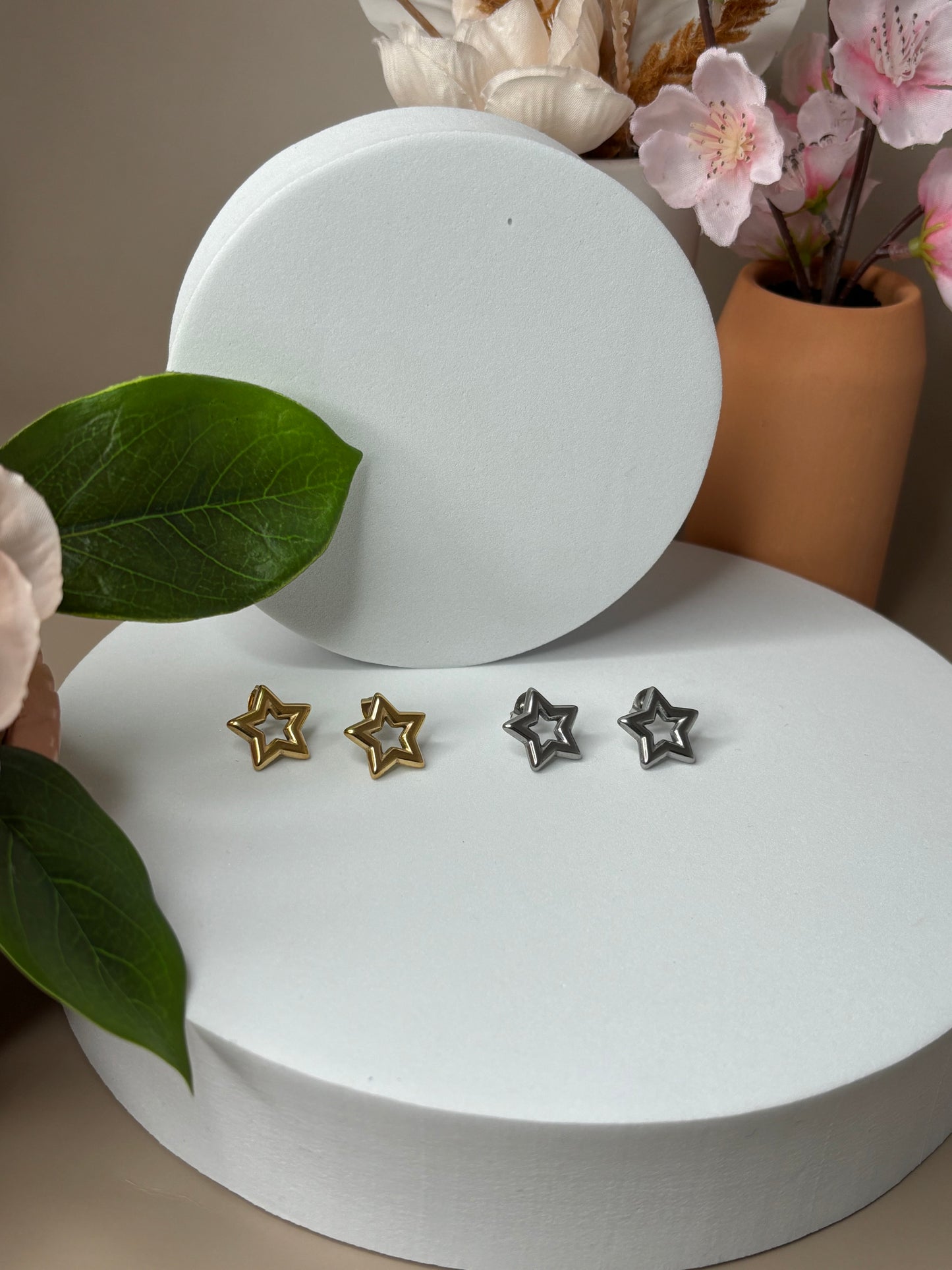 You are the Star Earrings - Stainless Steel - Stud - Silver