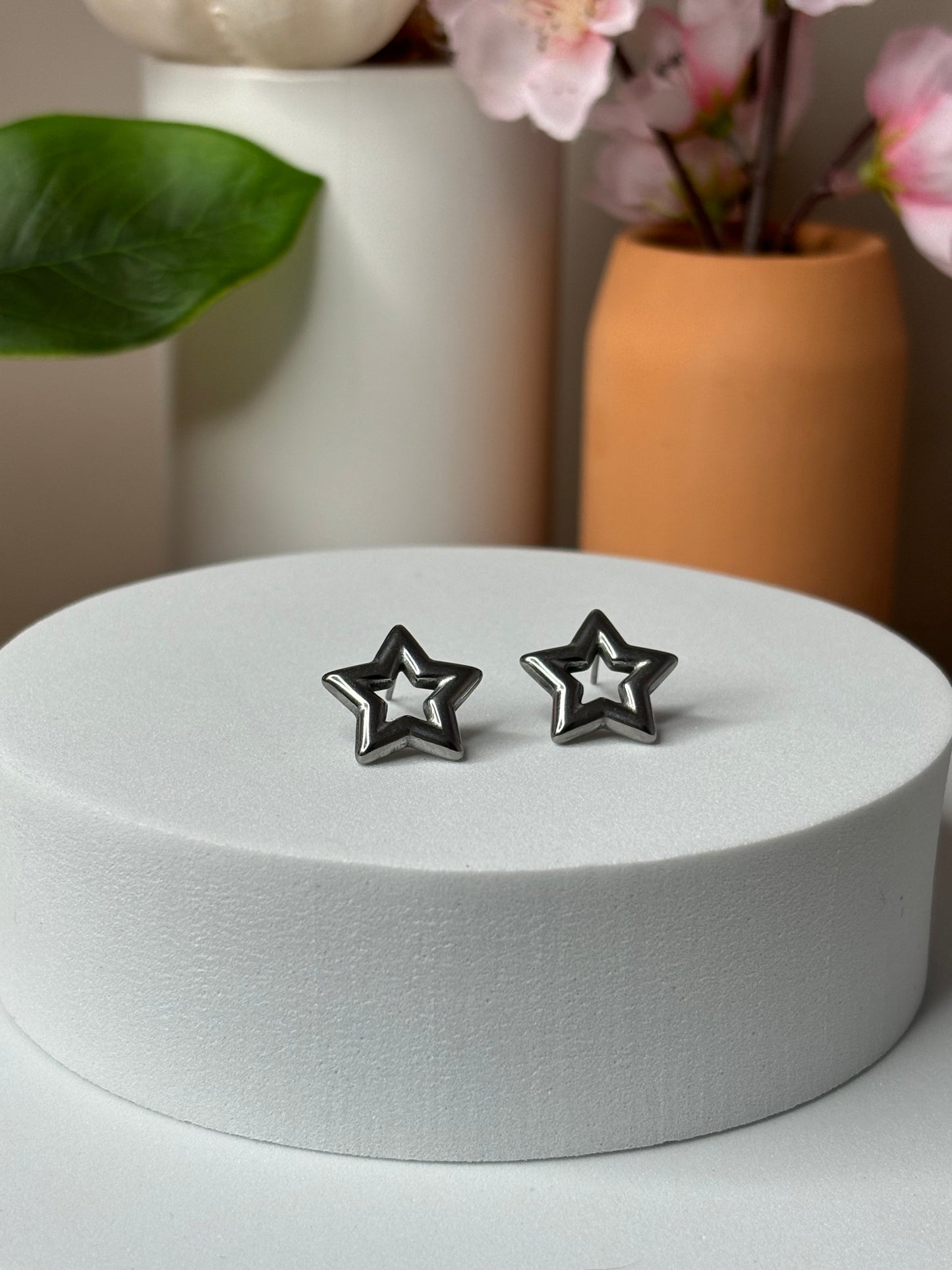 You are the Star Earrings - Stainless Steel - Stud - Silver