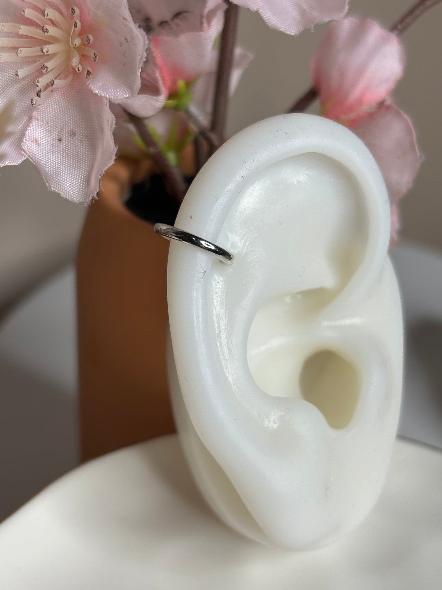 Excuse Me Ear Cuff - Solid - Silver - 1 Piece