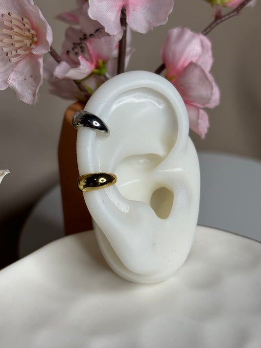 Classic Ear Cuff - Solid - Silver - 1 Piece