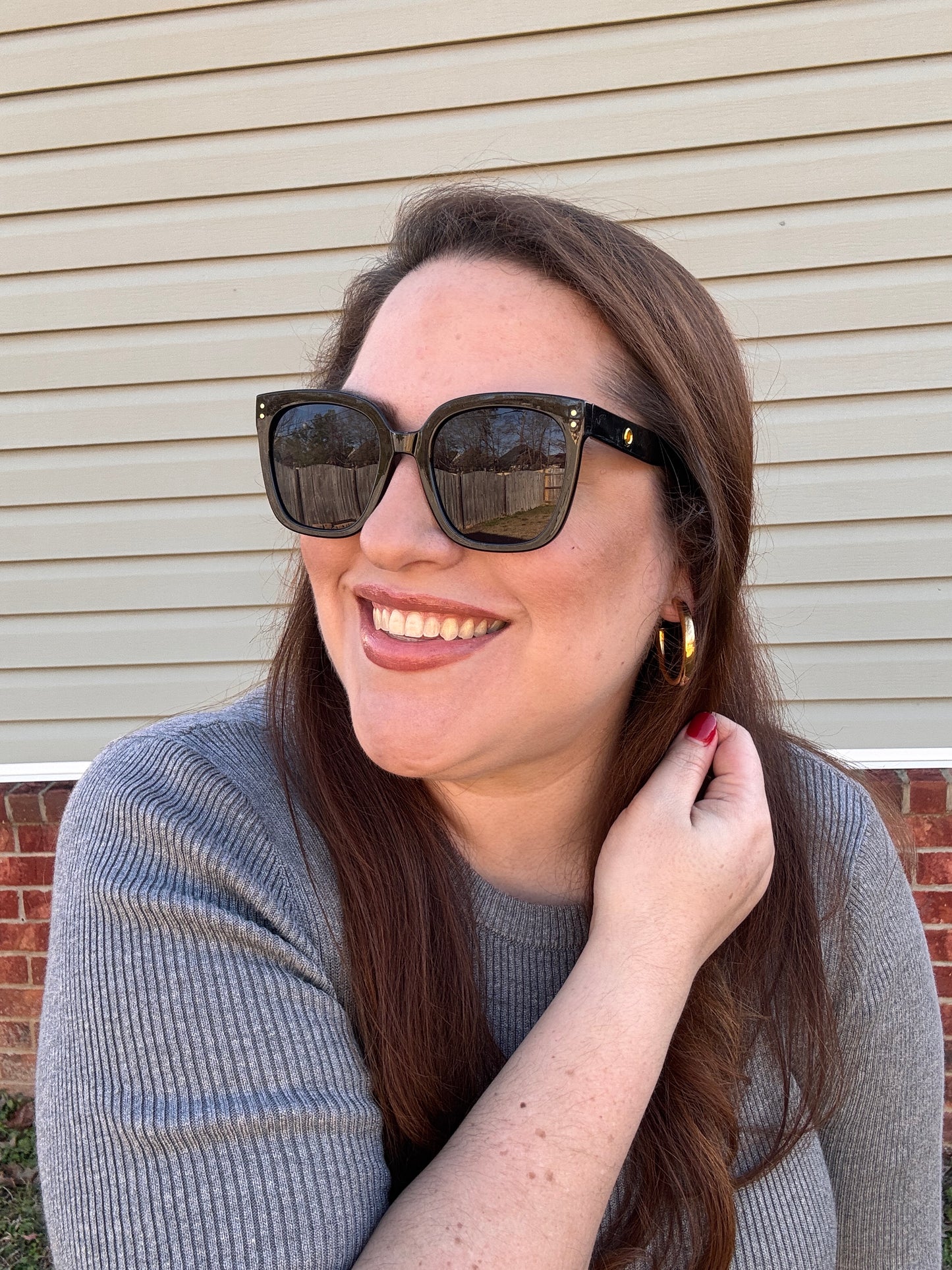 Vista Sunglasses - Vintage style - Black