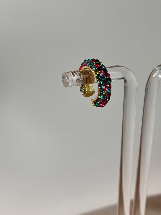 Cleopatra Ear Cuff - Color Rhinestone - Multi Colors - 1 piece