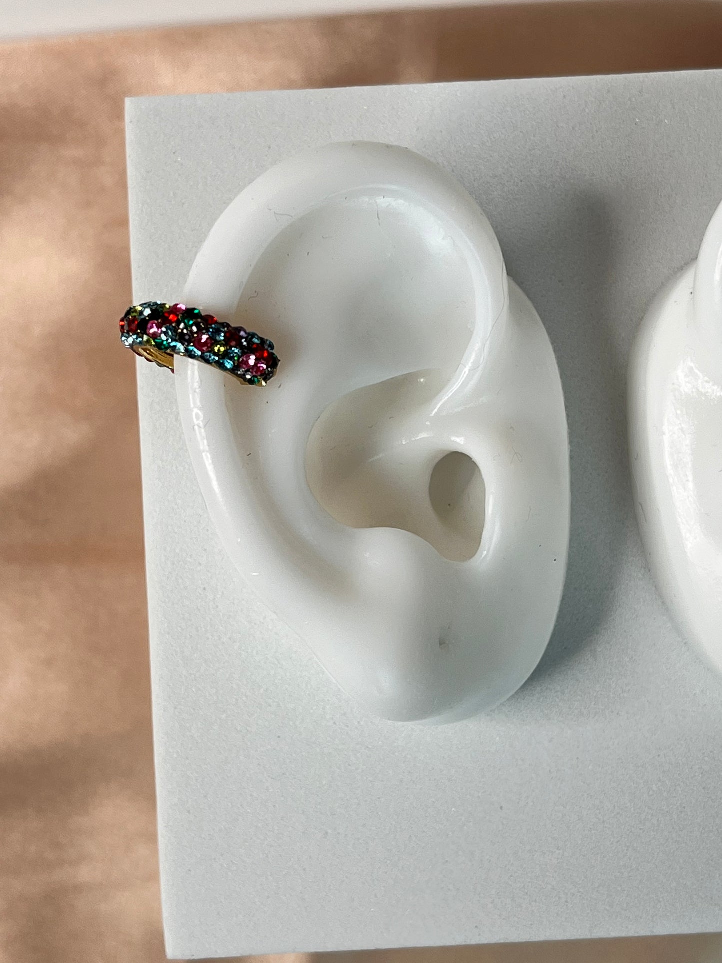 Cleopatra Ear Cuff - Color Rhinestone - Multi Colors - 1 piece