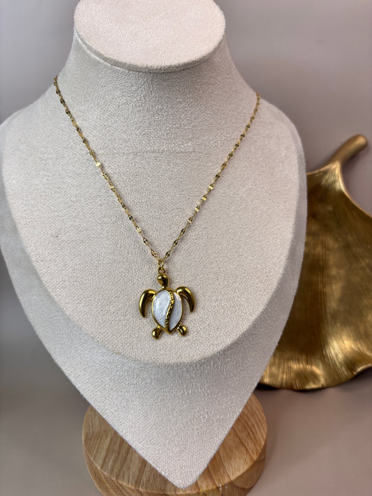 Tortuga Necklace - Gold - Stainless Steel