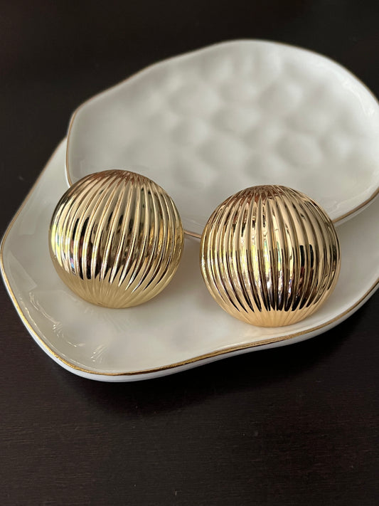Timeless Elegance - Gold Earrings