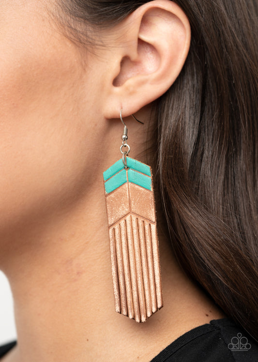 Desert Trails - Blue Earrings
