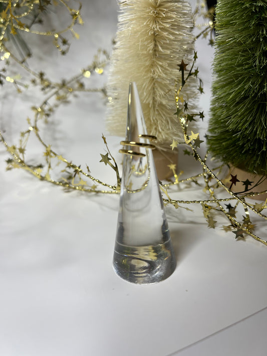 Classy Ear Cuff - 3 lines - Silver - 1 piece